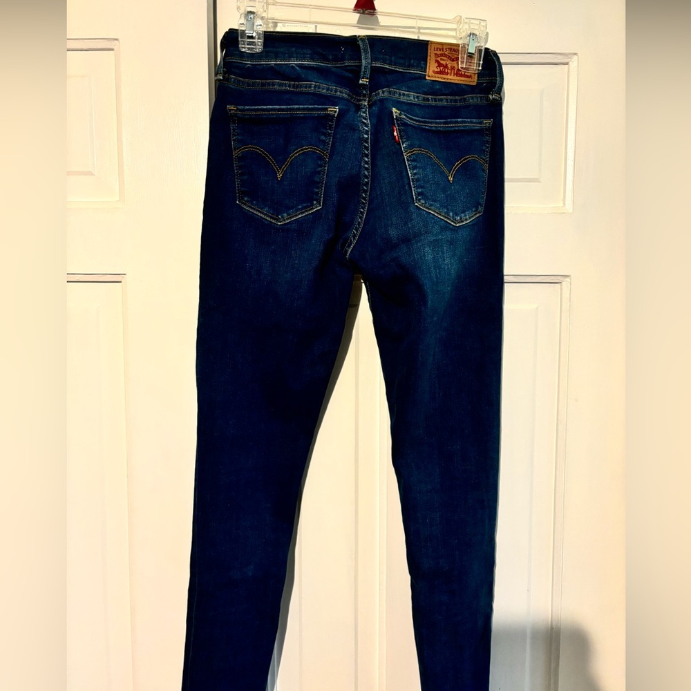 Levi’s 710 Super Skinny Jeans - Dark Wash. Size W27 L30 - Picture 2 of 3